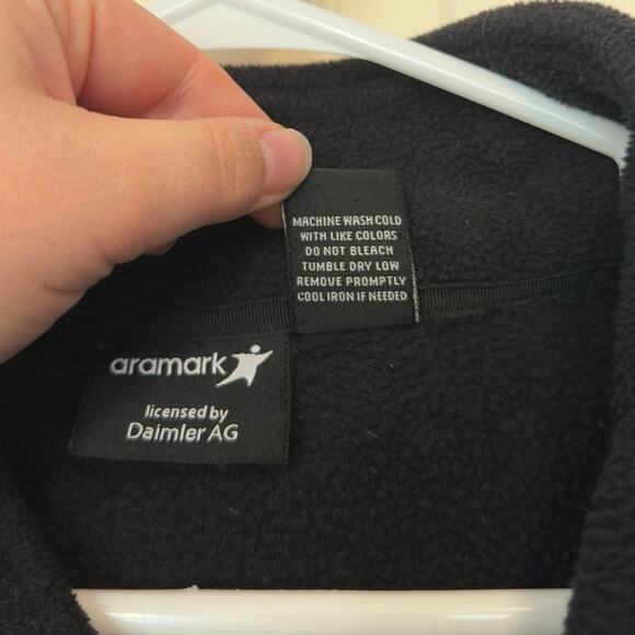 Aramark Mercedes-Benz Service Zip-Up Fleece Jacket Size 2XL Workwear Winter - Picture 4 of 9